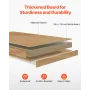 Desktop boghylde Wood Desktop Storage Organizer 1-lags til