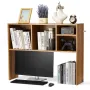 Desktop boghylde Wood Desktop Storage Organizer 1-lags til