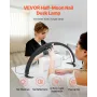 Esk Light 40 W Half Moon Desk Lamp med telefonholder justerbar