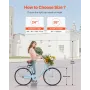 26-tommer cruiser cykel 1-trins lyseblå strandcruisercykel med