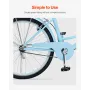 26-tommer cruiser cykel 1-trins lyseblå strandcruisercykel med