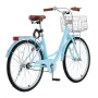 26-tommer cruiser cykel 1-trins lyseblå strandcruisercykel med
