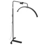 Half Moon Light for Esthetician, 26 inch Dimmable LED Floor Lamp Lash Light for Eyelash Extensions, Arched Eyelash Lamp with Pho