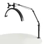 Half Moon Light for Esthetician, 2 in 1 LED Floor and Desk Lamp Lash Light for Eyelash Extensions, Arched Eyelash Lamp with Phon