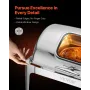 9QT 1 Pack Rectangle Roll Top Chafing Dish sat med 2
