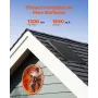 14 "Gable Mount Fan 1300 CFM Attic Vent -ventilator med