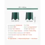 Bottom Locking Privacy Slats, Single-Wall Vertical Bottom-Locking Slats for Chain-Link Fence, High-Density HDPE Chain Link Slats