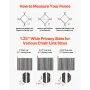 Bottom Locking Privacy Slats, Single-Wall Vertical Bottom-Locking Slats for Chain-Link Fence, High-Density HDPE Chain Link Slats