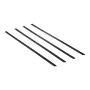 Bottom Locking Privacy Slats, Single-Wall Vertical Bottom-Locking Slats for Chain-Link Fence, High-Density HDPE Chain Link Slats