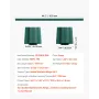 Bottom Locking Privacy Slats, Double-Wall Vertical Bottom-Locking Slats with Wings for Chain-Link Fence, High-Density HDPE Chain