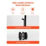 Frameless Sliding Bathtub Door, 56-60 in.W x 60 in.H, Frameless Shower Glass Door, Frameless Double Sliding Tub Door with 5/16 i