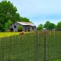 Bottom Locking Privacy Slats, Double-Wall Vertical Bottom-Locking Slats for Chain-Link Fence, High-Density HDPE Chain Link Slats