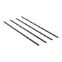Bottom Locking Privacy Slats, Double-Wall Vertical Bottom-Locking Slats for Chain-Link Fence, High-Density HDPE Chain Link Slats