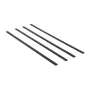Bottom Locking Privacy Slats, Double-Wall Vertical Bottom-Locking Slats with Wings for Chain-Link Fence, High-Density HDPE Chain