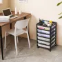 OOK ROLLING OPBEVARING CART 6-lags stor kapacitet med 6 klare