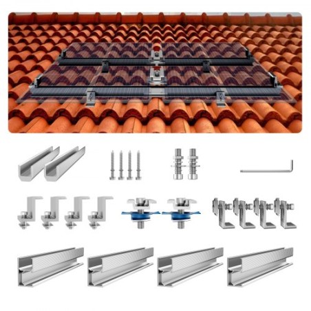 Solar Panel Mounting Brackets Solar Panel Mounting Kit for Various Roofs