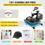 Heat Press Machine, 10x12inch / 25x30 cm, 2in1 Clamshell