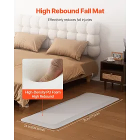 Fall Mat for Elderly 1-inch Thickened Fall Protection Mat 24 x 70 inch