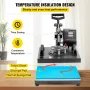 Heat Press Machine, 10x12inch / 25x30 cm, 2in1 Clamshell