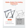 Table Saw Folding Stand, 350 lbs / 158.76 kg Load Capacity, Portable Compact Table Saw Stand, Heavy Duty Construction, Easy Stor