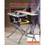 Table Saw Folding Stand, 350 lbs / 158.76 kg Load Capacity, Portable Compact Table Saw Stand, Heavy Duty Construction, Easy Stor