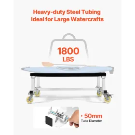 Vandfartøjer pwc dolly båd 1800 lbs kapacitet jet ski stativ opbevaringsvogn