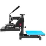 Heat Press Machine, 10x12inch / 25x30cm, 2IN1 Clamshell Sublimation Transfer Printer with Teflon Coated, Digital Precise Heat Co
