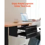 2 Skuffe 40 cm under Desk-skuffe Arrangør Slide-Out skuffe