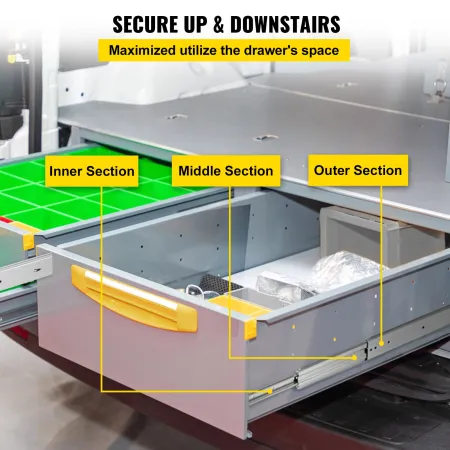 Drawer Slides, 1 Pair 50.8 cm Soft Close Drawer Slides, Ball Bearing Side Mount Drawer Hardware Slides, 226.8 kg Load Capacity 3