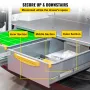 Drawer Slides, 1 Pair 50.8 cm Soft Close Drawer Slides, Ball Bearing Side Mount Drawer Hardware Slides, 226.8 kg Load Capacity 3