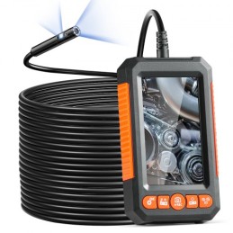Endoscope Camera with Lights Dual Lens Borescope 49.2FT Cable 4.3" Screen