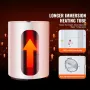 Electric Water Heater, 10 Gallon Tank Instant Hot Water Heater, 1.6Kw Tankless Water Heater w/ LED Display,Knob Control, IPX4 Wa