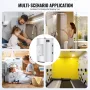 Electric Water Heater, 10 Gallon Tank Instant Hot Water Heater, 1.6Kw Tankless Water Heater w/ LED Display,Knob Control, IPX4 Wa