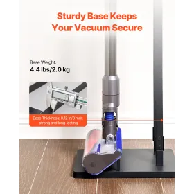 Vacuum Stand for Dyson Multi-Models Storage Bracket Holder with 4 Hooks