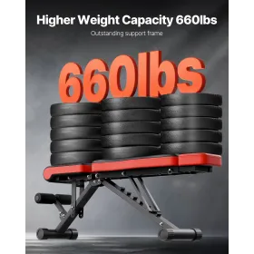 Vægtbænk sidder op bænk hjem gymnastik styrket træning justerbar sammenfoldelig sammenfoldelig