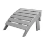 Adirondack fodskammel 16,9L x 18,9B x 13H tommer HDPE foldbar