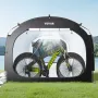 Bike Storage Tent, 5 Bikes, Outdoor Spacious Bike Storage Tent with Ventilated Window, Waterproof Easy-to-Install Bike Tent with