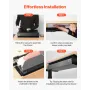 16" Wide Under Desk Drawer Slide Out, Under Desk Mounted Pull-out Drawer Attachment, Hidden Desktop Storage Organizer, Under Tab