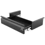 16" Wide Under Desk Drawer Slide Out, Under Desk Mounted Pull-out Drawer Attachment, Hidden Desktop Storage Organizer, Under Tab