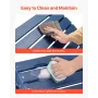 Adirondack Ottoman, 15.7L x 18.9W x 13H Inch HDPE Plastic Folding Adirondack Ottoman, Weather-Resistant Foot Rest for Adirondack
