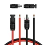 6 m forlængerledning til solpanel med hun- og hanstik 10AWG 1