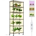 Plant Stand with Grow Lights 6 Tiers 150W 70.9" Tall Plant Grow Shelf