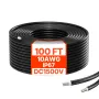 30,48 m/100 fod forlængerkabel til solpanel 6 mm²/10 AWG