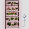Plantestativ med Grow Light 6 Tiers 180W 70,9 "Indendørs plante voksehylde