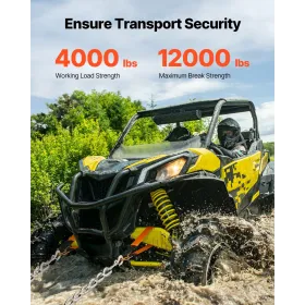 Axlestropper Axle bind stropper d Ring 2 i x 3,2 ft til trailerbil