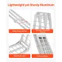 600 lbs aluminiumsramper 1 pcs tunge belastningsramper med