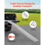 Aluminum Ramps, 600 lbs, 1Pcs Heavy-duty Ramps with Wider Ramp Surface, Universal Stable Loading Ramp with Handles, Fit for Moto