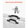 Aluminum Ramps, 600 lbs, 1Pcs Heavy-duty Ramps with Wider Ramp Surface, Universal Stable Loading Ramp with Handles, Fit for Moto