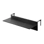Balcony Hanging Table, 12 x 32 in Folding Balcony Railing Table, Outdoor Balcony Bar Table for Railings, 50 lbs Loading, Fit Rai