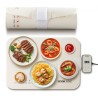 Electric Warming Tray Rollable Food Warming Mat w/ Temp Control for Buffet